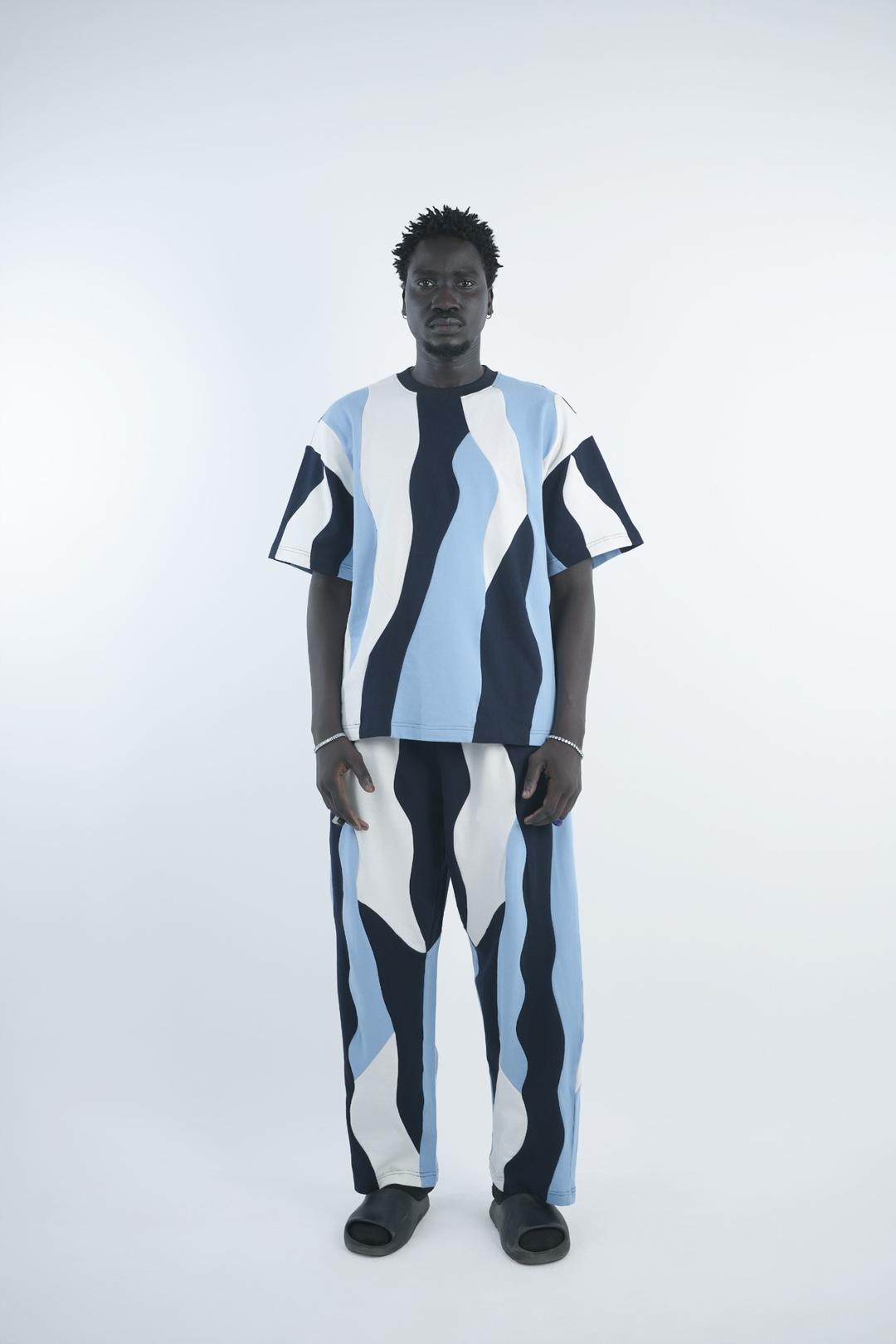 BOGSILA BLUE WAVY CO-ORD