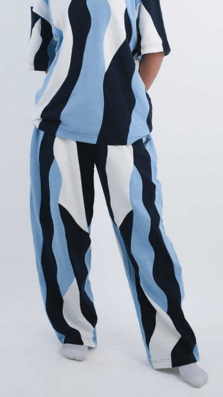 BOGSILA BLUE WAVY BOTTOMS