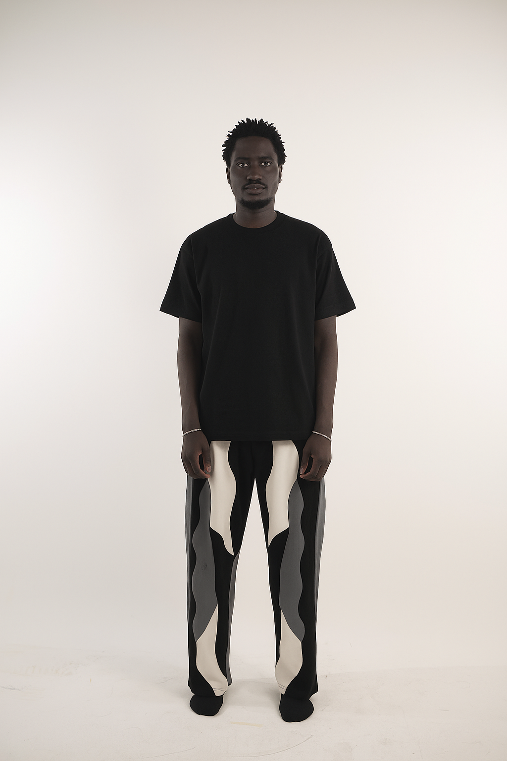 BOGSILA BLACK WAVY BOTTOMS