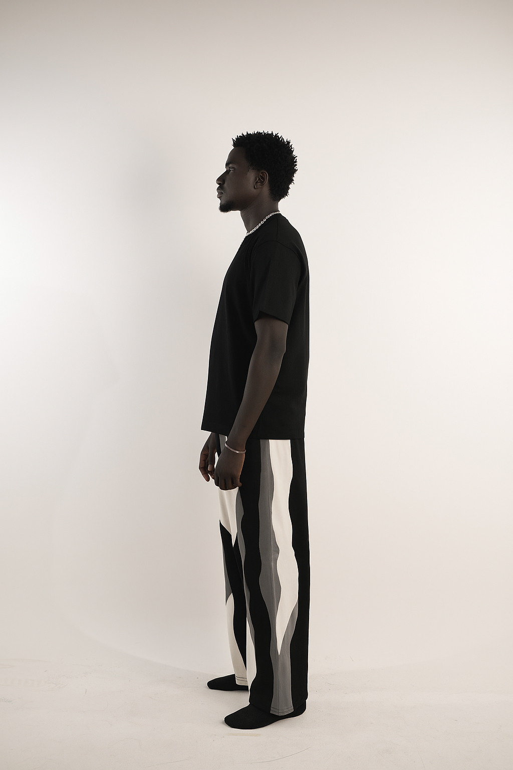 BOGSILA BLACK WAVY BOTTOMS
