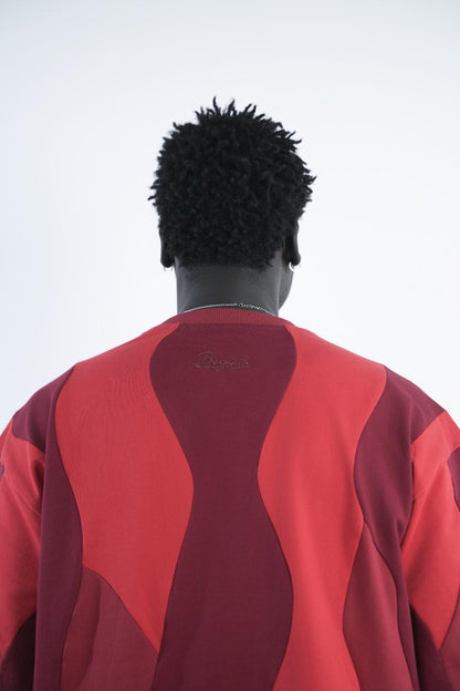 BOGSILA RED WAVY T-SHIRT