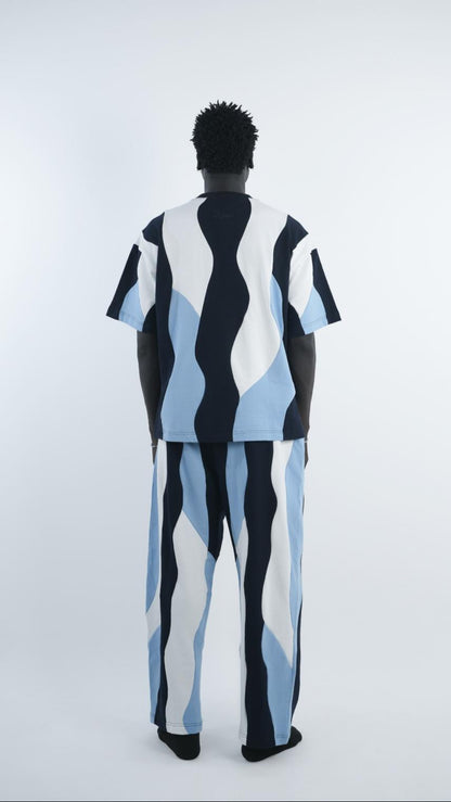 BOGSILA BLUE WAVY CO-ORD