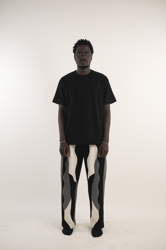 BOGSILA BLACK WAVY BOTTOMS