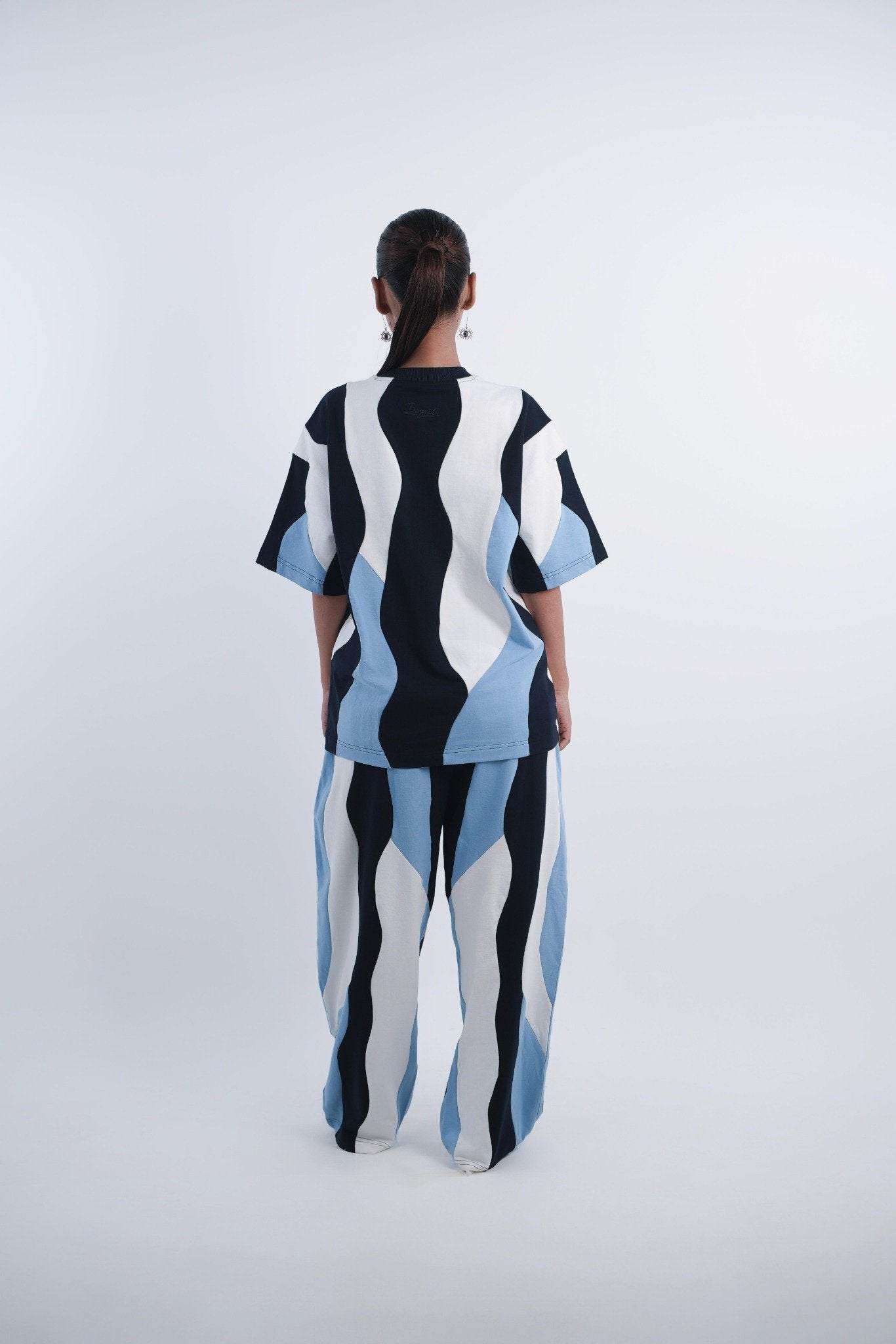 BOGSILA BLUE WAVY CO-ORD
